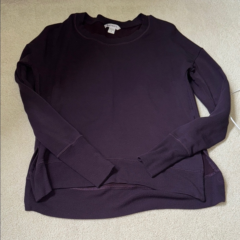 Athleta Dark Purple Sweatshirt